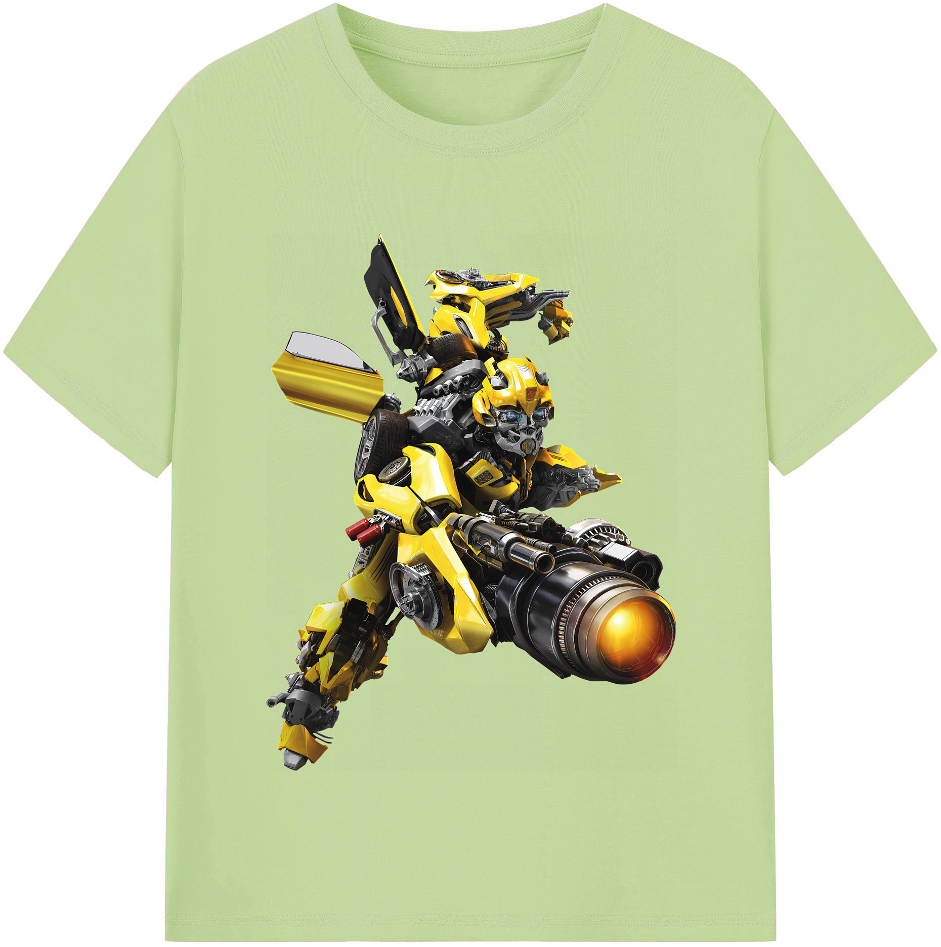 （画像用） Transformers トランスフォーマー 綿100％半袖Tシャツ（フロントプリント）
